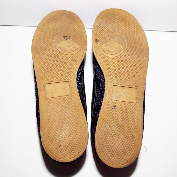 Gucci GG Glitter Bee Sneakers (Men’s) - Picture 8 of 10